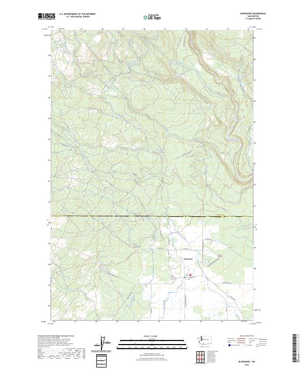 Glenwood 2023 topographic map thumbnail