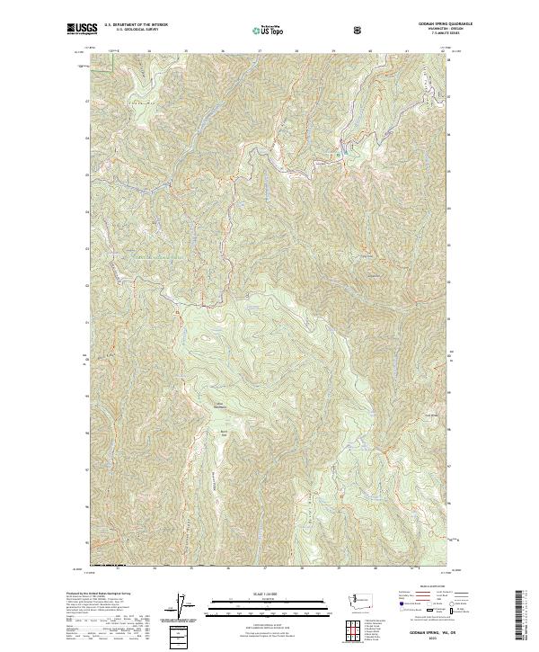 Godman Spring 2023 topographic map thumbnail