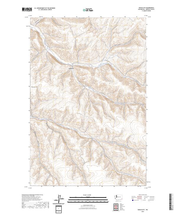 Gould City 2023 topographic map thumbnail