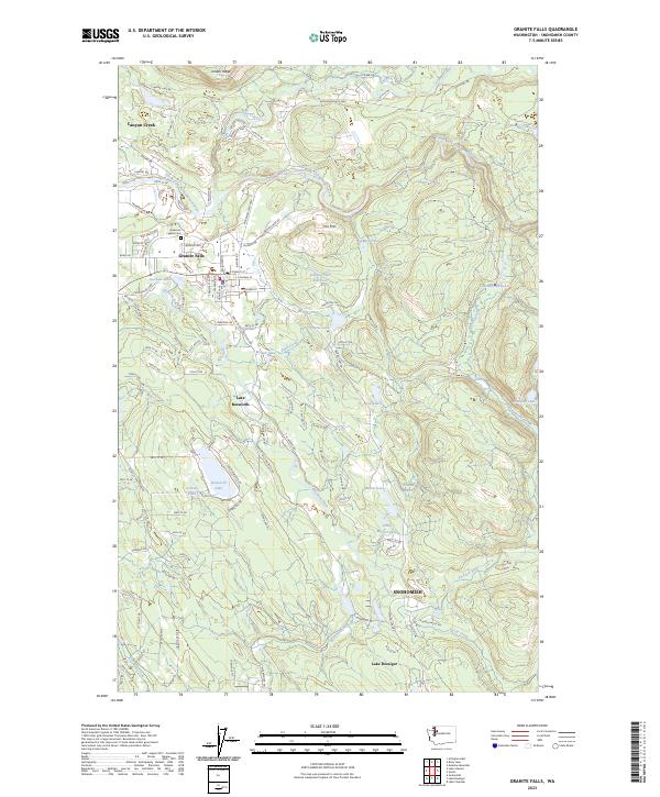 Granite Falls 2023 topographic map thumbnail