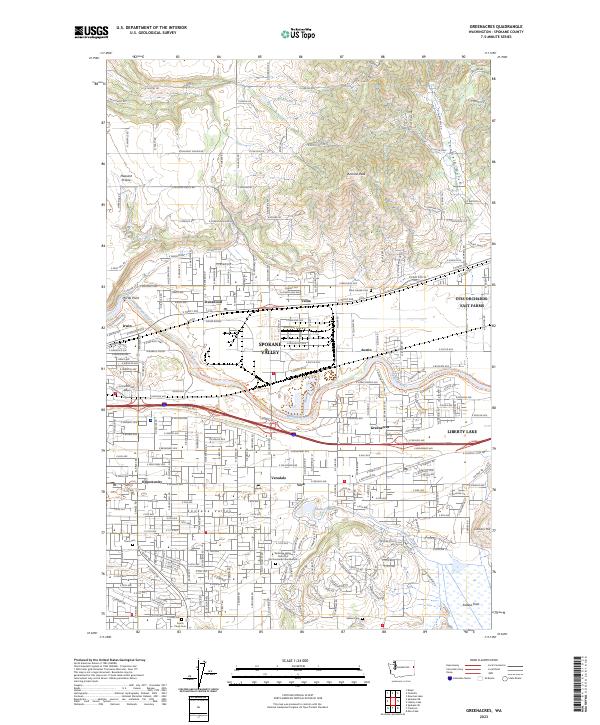 Greenacres topographic map thumbnail