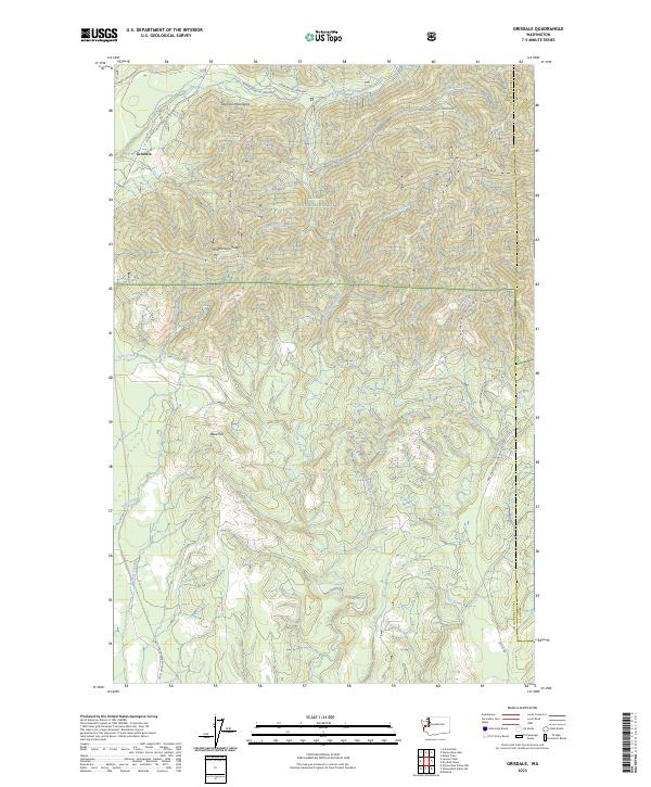 Grisdale 2023 topographic map thumbnail
