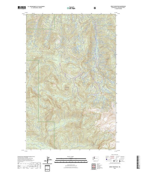Groat Mountain 2023 topographic map thumbnail