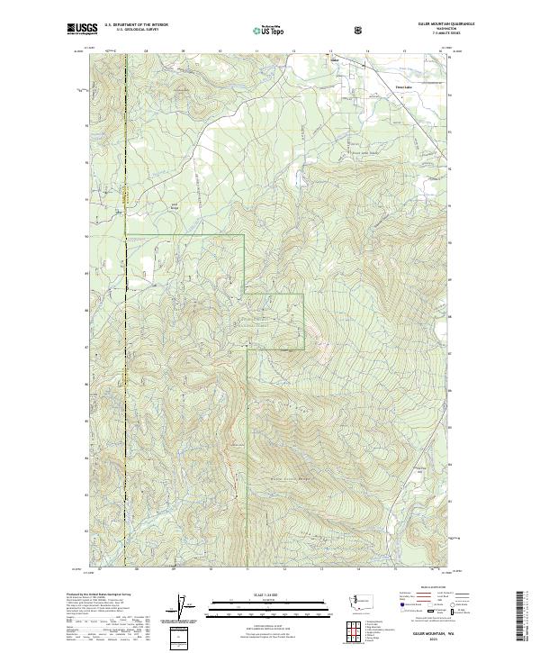 Guler Mountain 2023 topographic map thumbnail