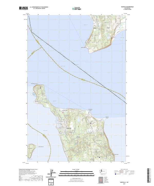 Hansville topographic map thumbnail