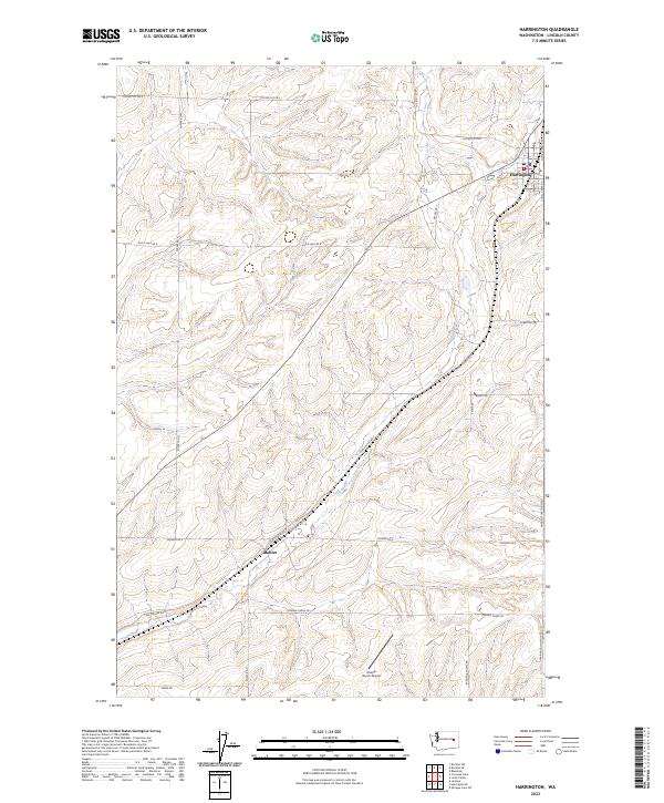 Harrington 2023 topographic map thumbnail