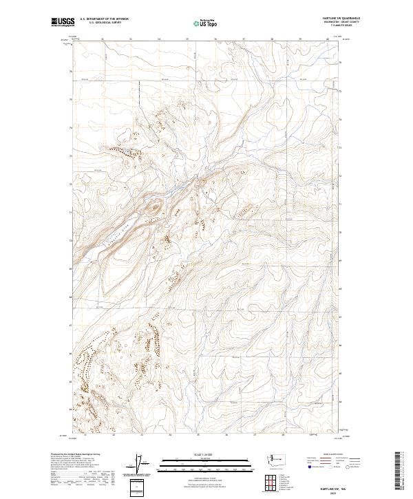 Hartline SW 2023 topographic map thumbnail