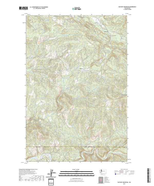 Hatchet Mountain 2023 topographic map thumbnail