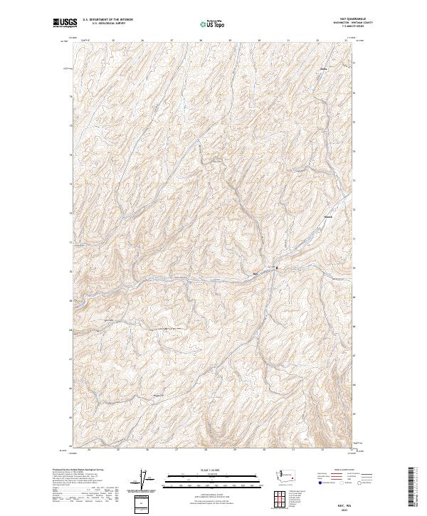 Hay topographic map thumbnail