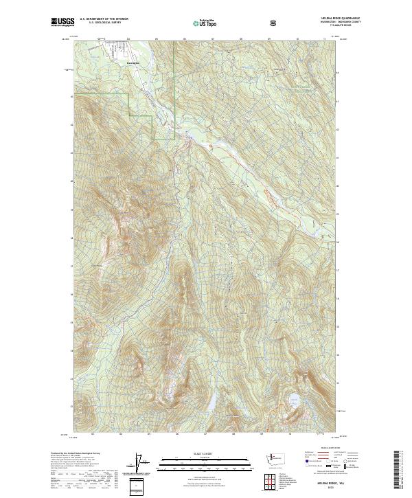 Helena Ridge 2023 topographic map thumbnail
