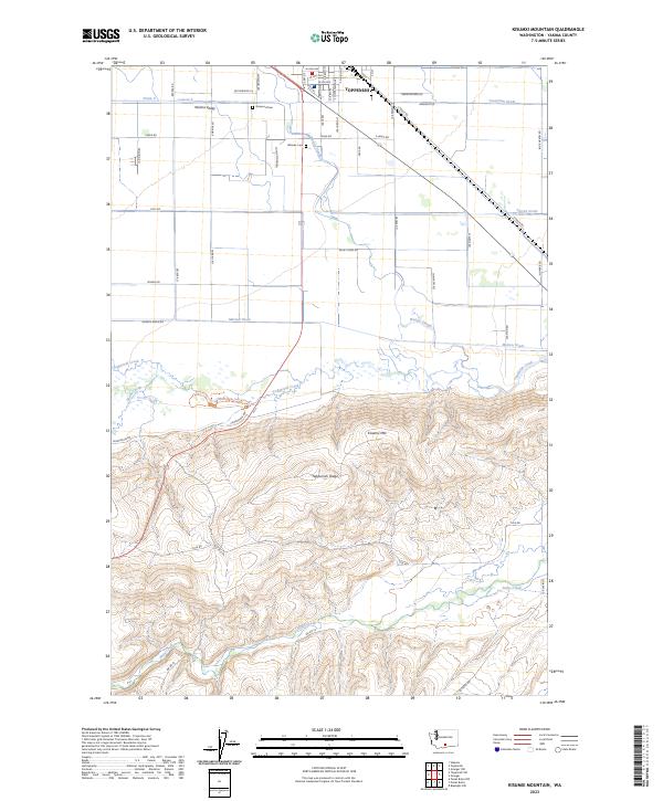 Kisumxi Mountain 2023 topographic map thumbnail