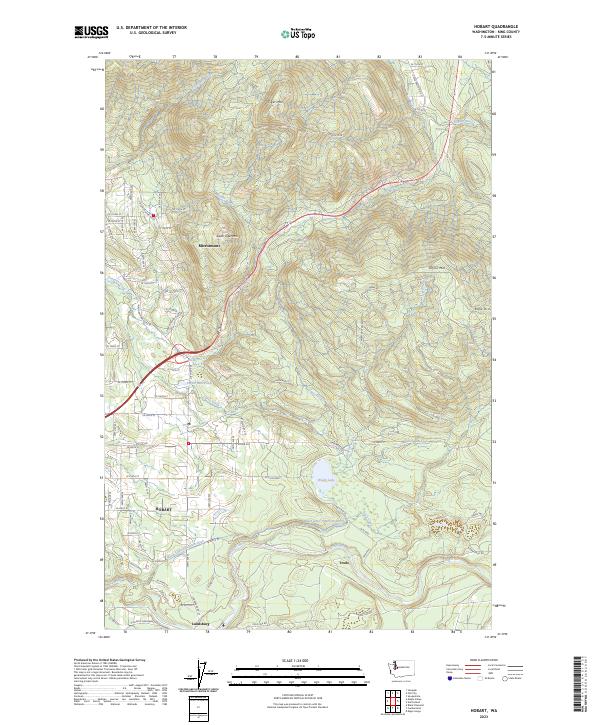 Hobart topographic map thumbnail