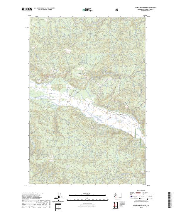 Hoffstadt Mountain 2023 topographic map thumbnail