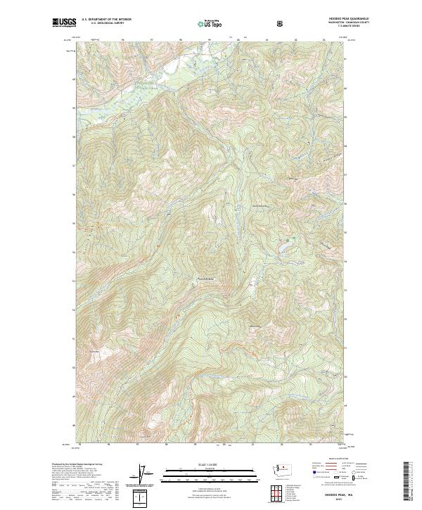 Hoodoo Peak 2023 topographic map thumbnail