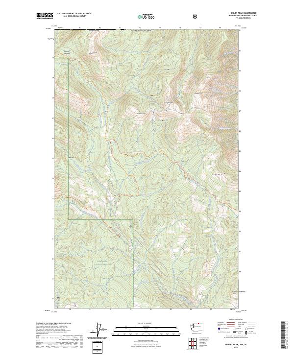 Hurley Peak 2023 topographic map thumbnail