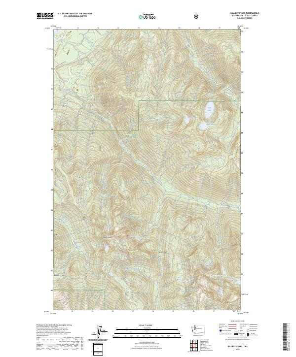 Illabot Peaks 2023 topographic map thumbnail