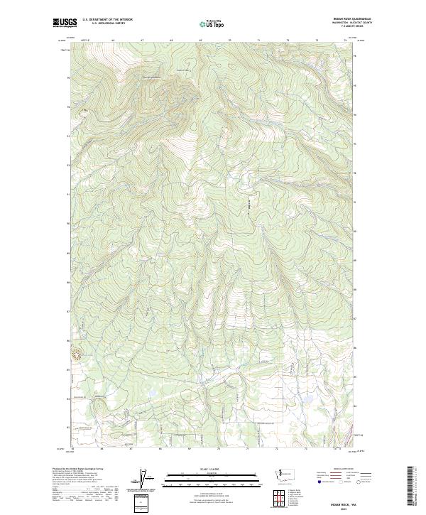 Indian Rock topographic map thumbnail