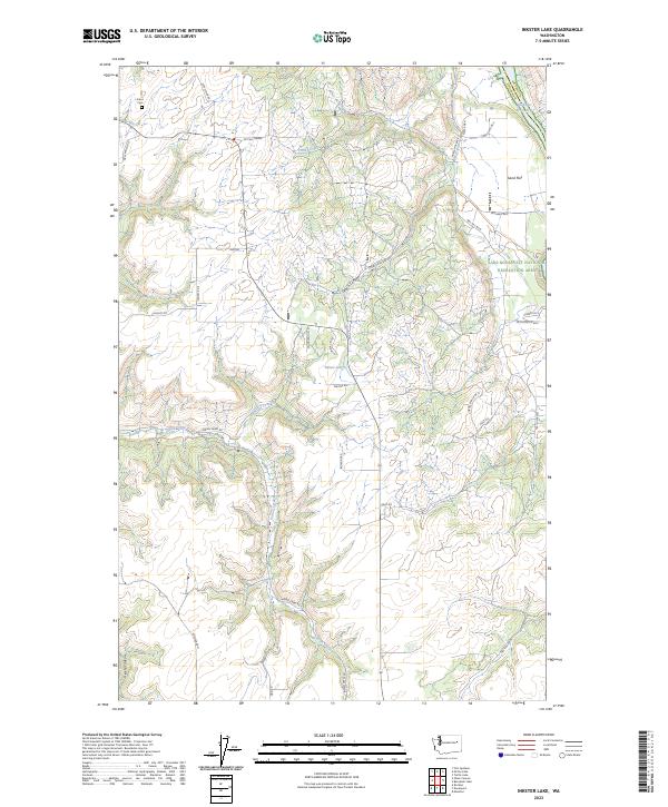 Inkster Lake 2023 topographic map thumbnail