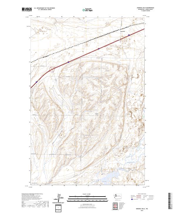 Karakul Hills 2023 topographic map thumbnail