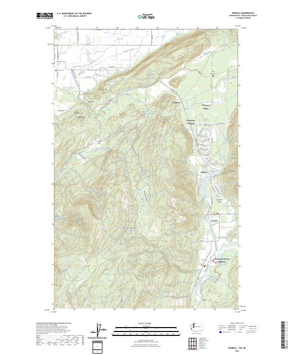 Kendall topographic map thumbnail