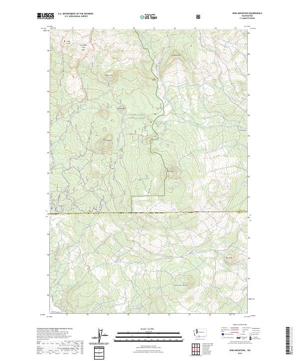 King Mountain 2023 topographic map thumbnail