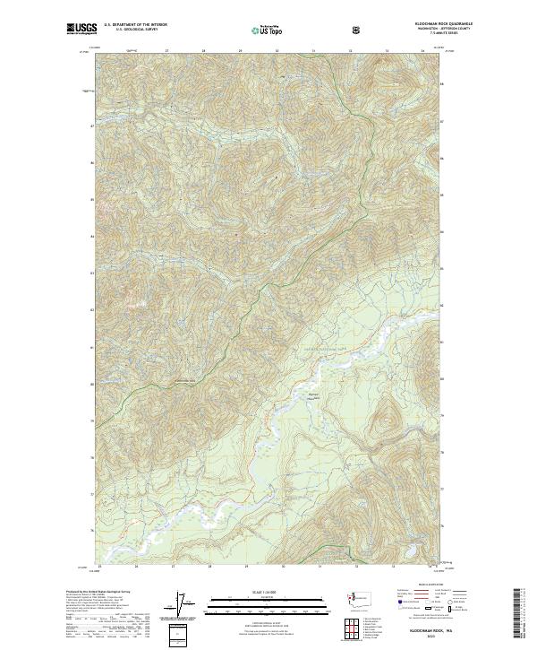 Kloochman Rock topographic map thumbnail
