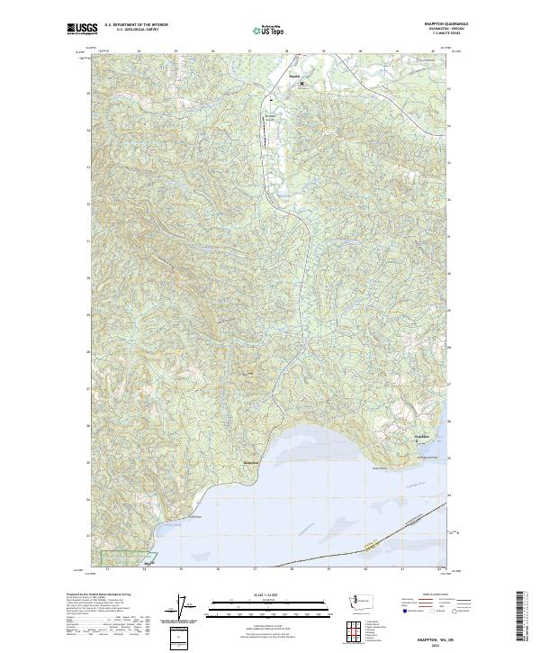 Knappton 2023 topographic map thumbnail
