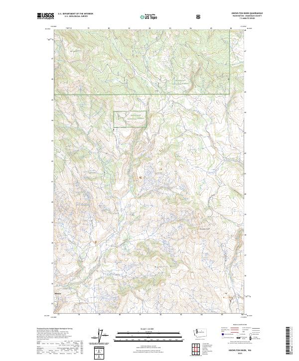 Knowlton Knob topographic map thumbnail
