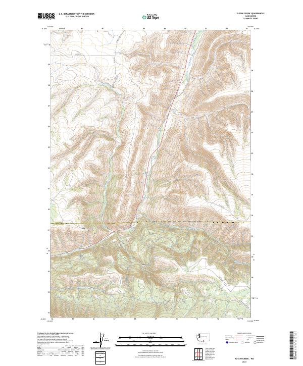 Kusshi Creek topographic map thumbnail
