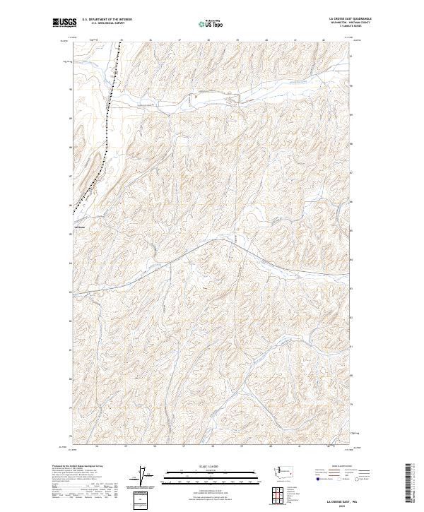 La Crosse East topographic map thumbnail