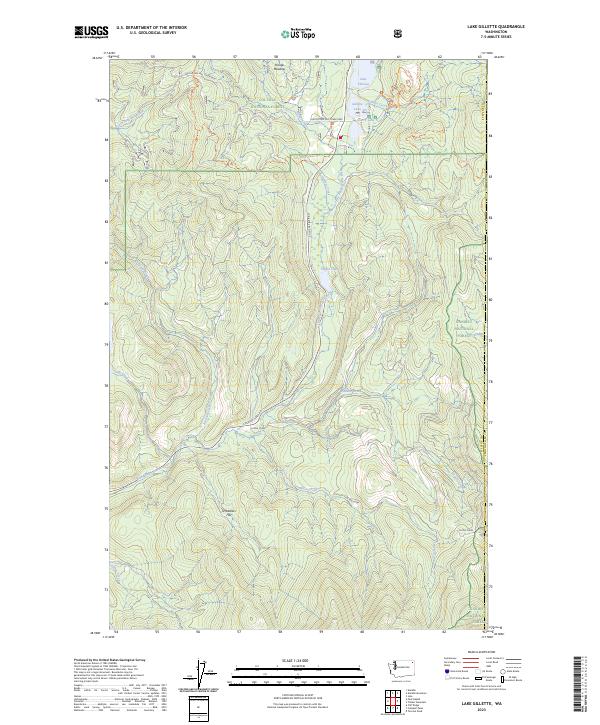 Lake Gillette 2023 topographic map thumbnail