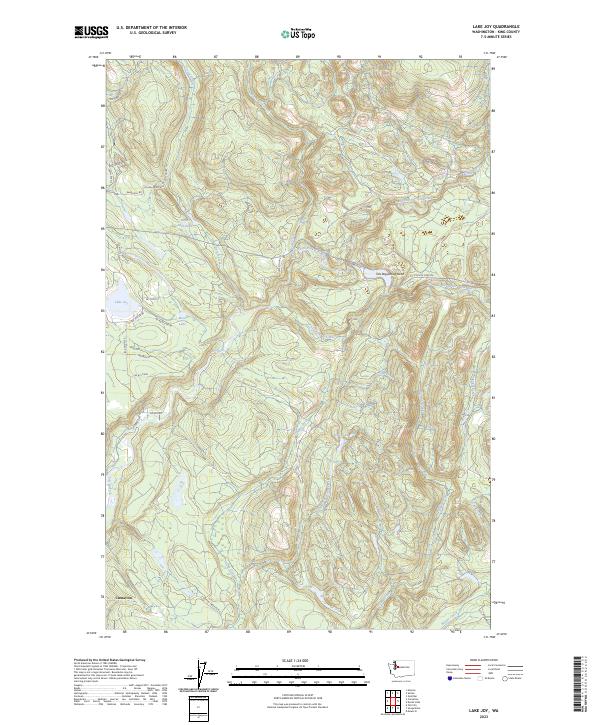 Lake Joy topographic map thumbnail