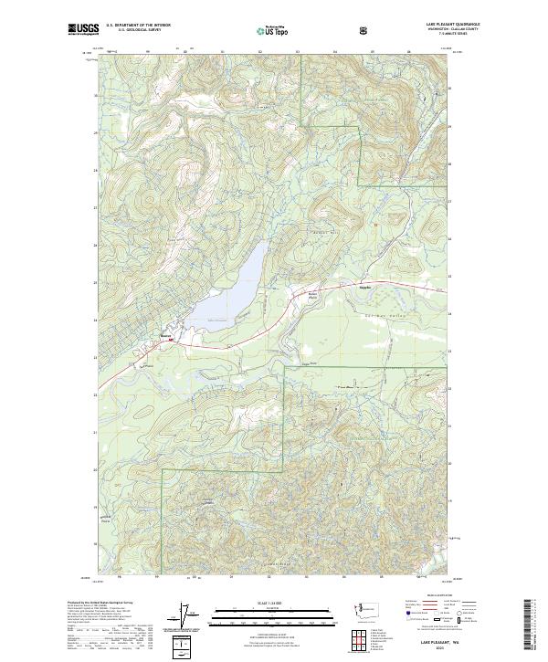 Lake Pleasant topographic map thumbnail