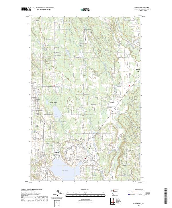 Lake Stevens topographic map thumbnail