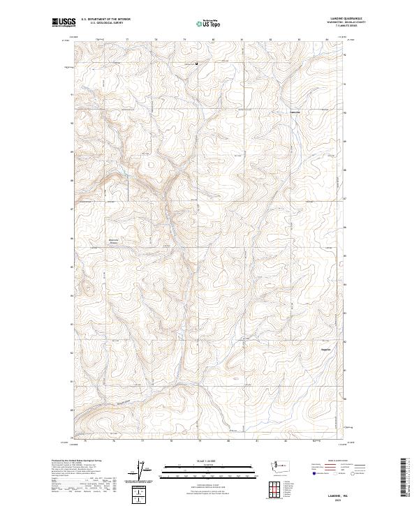 Lamoine 2023 topographic map thumbnail
