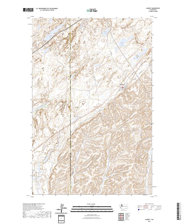 Lamont topographic map thumbnail