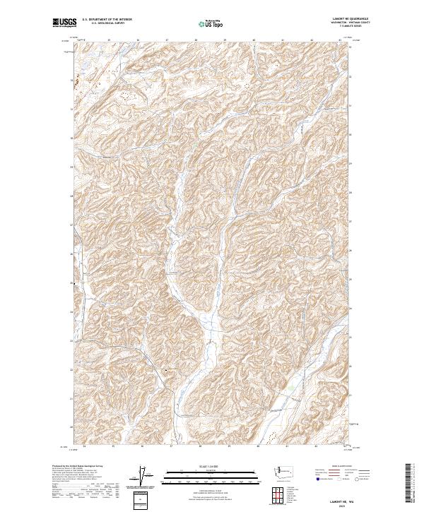 Lamont NE 2023 topographic map thumbnail