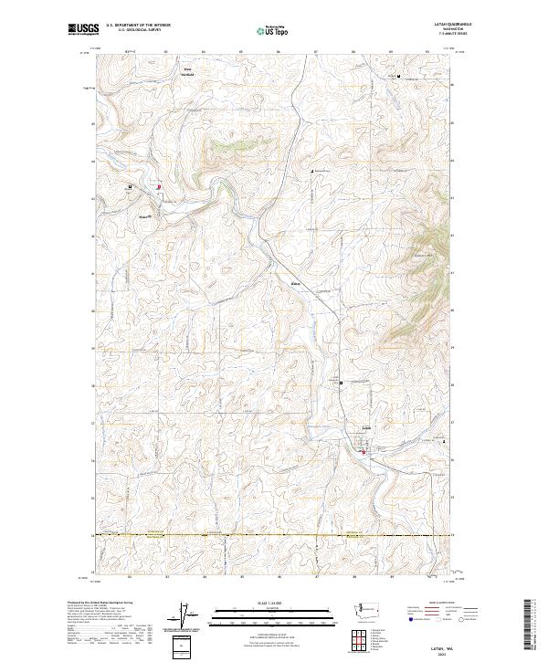 Latah 2023 topographic map thumbnail