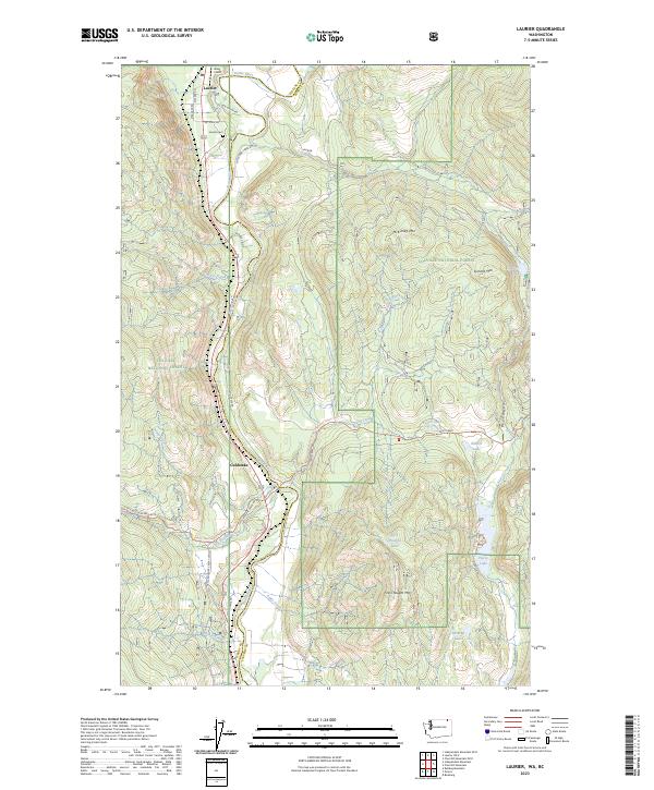Laurier 2023 topographic map thumbnail