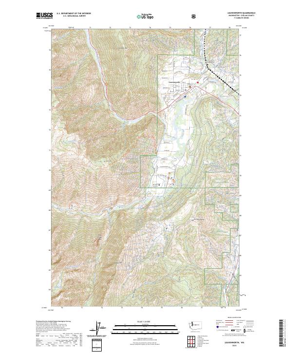 Leavenworth topographic map thumbnail