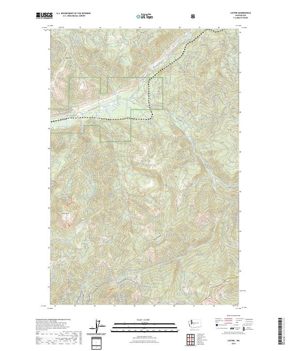 Lester topographic map thumbnail