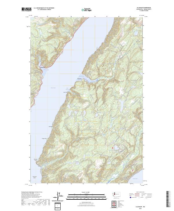 Lilliwaup 2023 topographic map thumbnail