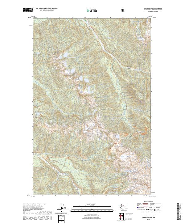 Lime Mountain 2023 topographic map thumbnail
