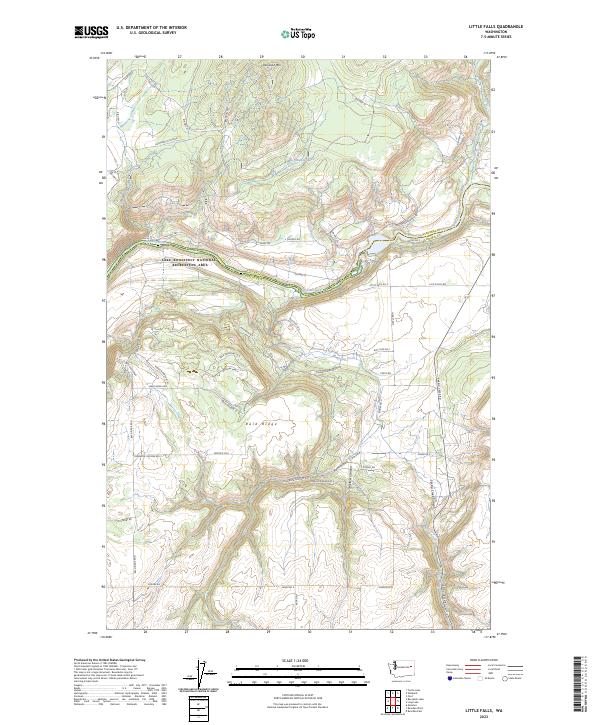 Little Falls topographic map thumbnail