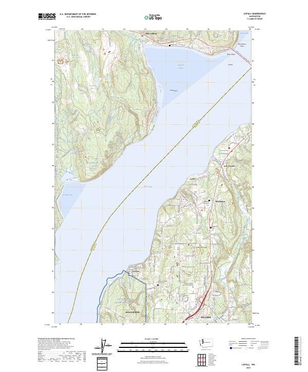 Lofall 2023 topographic map thumbnail