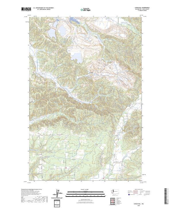 Logan Hill topographic map thumbnail