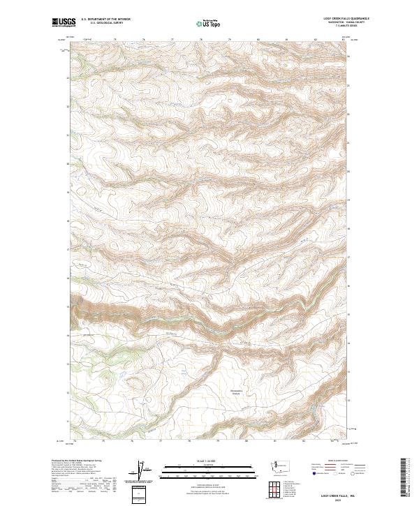 Logy Creek Falls 2023 topographic map thumbnail