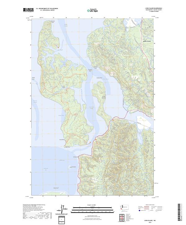 Long Island 2023 topographic map thumbnail