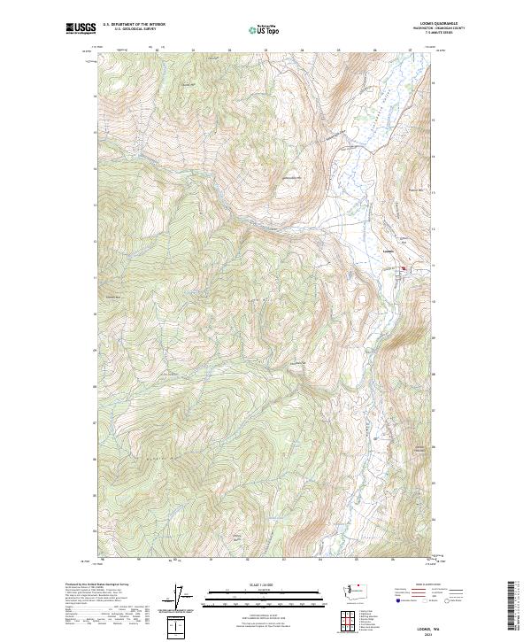 Loomis 2023 topographic map thumbnail