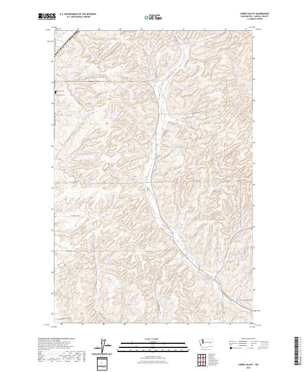 Lords Valley 2023 topographic map thumbnail